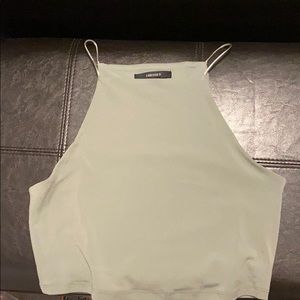 Forever 21 Pale Green Crop Top size M